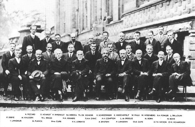 Solvay Conference on Quantum Mechanics 1927